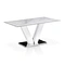 Modern white dining table
